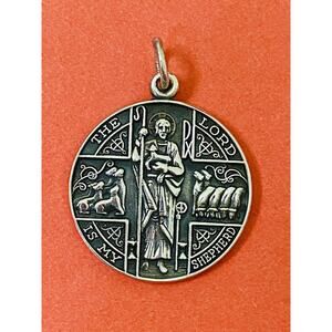 James Avery Retired Silver The Lord is My Shepherd Silver Charm or Pendant